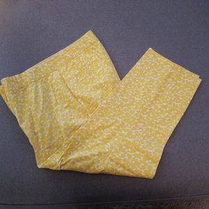 Curvy, cropped pant.